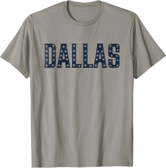 Dallas Vintage Retro T-Shirt - T-Shirt | Sand