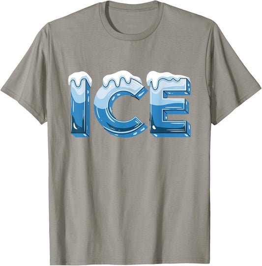 Easy DIY Fire And Ice Halloween Costumes Couple Matching T-Shirt - T-Shirt | Sand