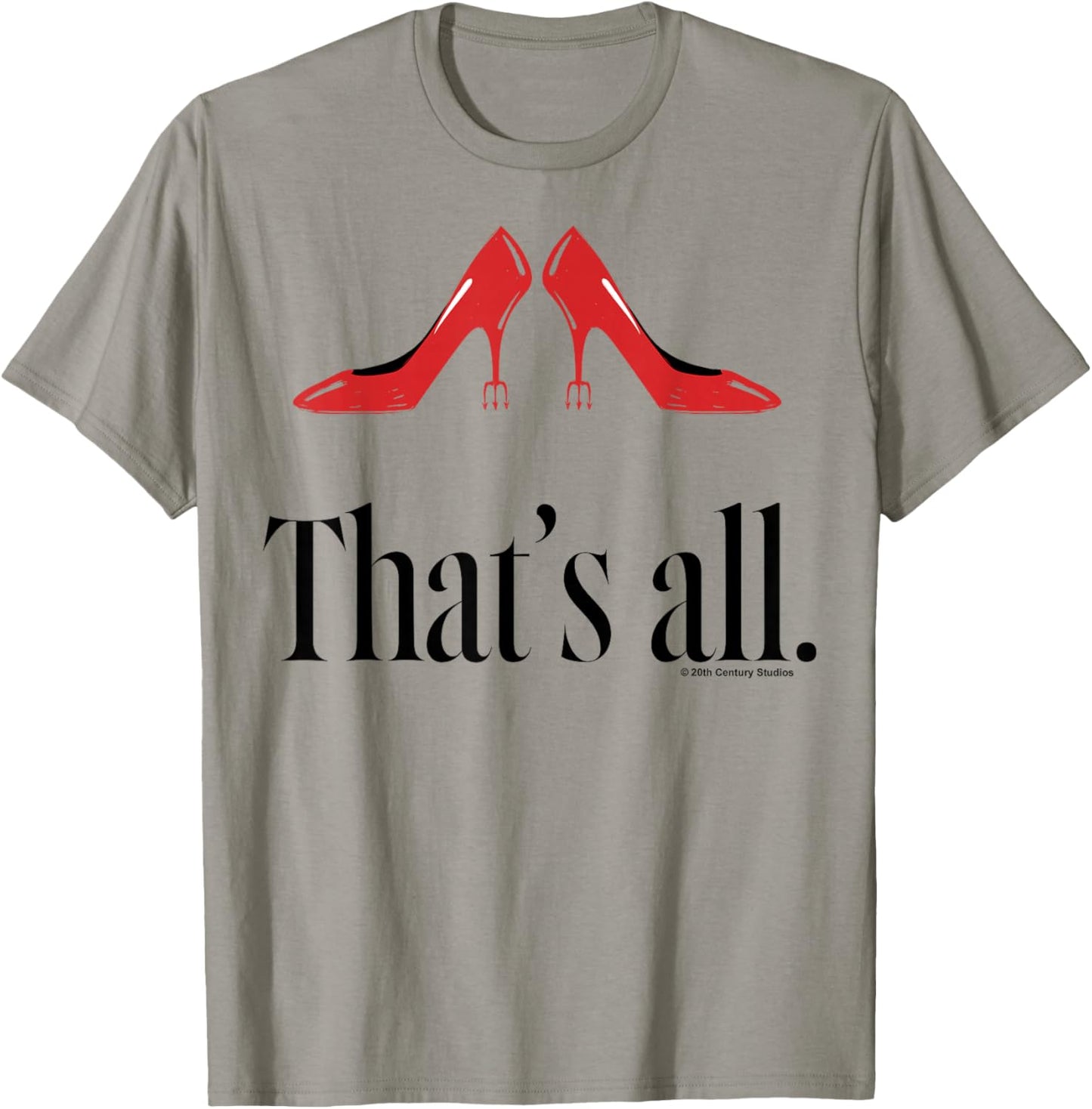 The Devil Wears Prada 2 That's All Red High Heel Pitchfork T-Shirt - T-Shirt | Sand