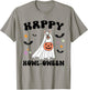 White German Shepherd Boo Dog Lover Costume Happy Halloween T-Shirt - T-Shirt | Sand