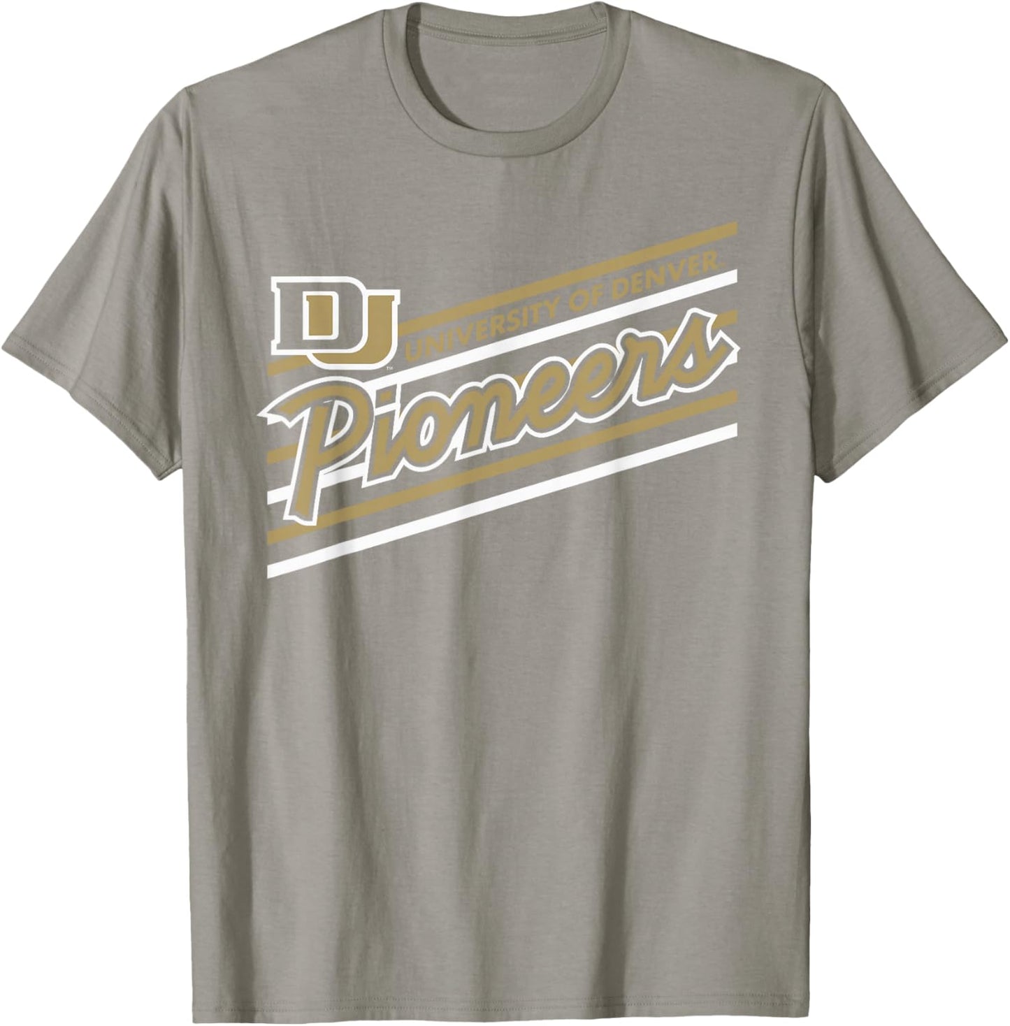 Denver Pioneers Retro Performer Red Officially Licensed T-Shirt - T-Shirt | Sand