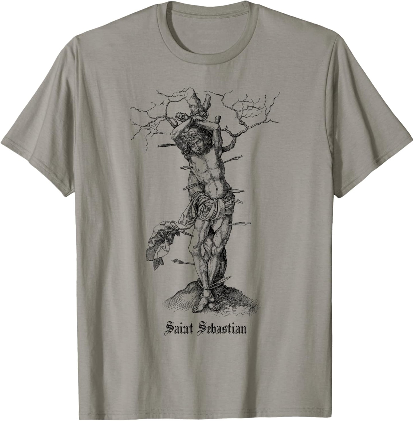 Martyrdom of Saint Sebastian. Christian. Martyr. T-Shirt - T-Shirt | Sand