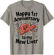 1st Anniversary Liver Transplant Survivor T-Shirt - T-Shirt | Sand