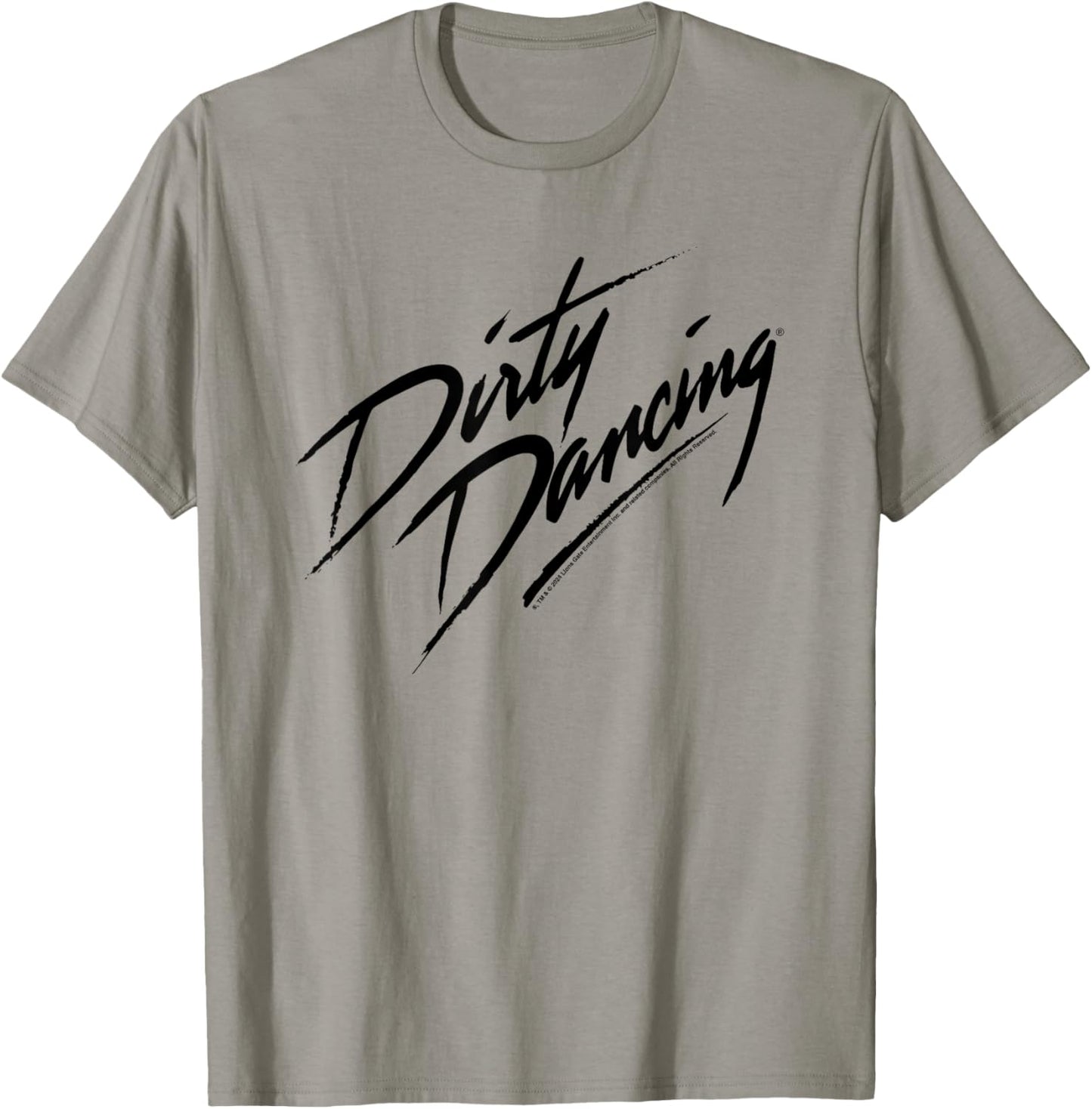 Dirty Dancing Movie Black Text Logo T-Shirt - T-Shirt | Sand