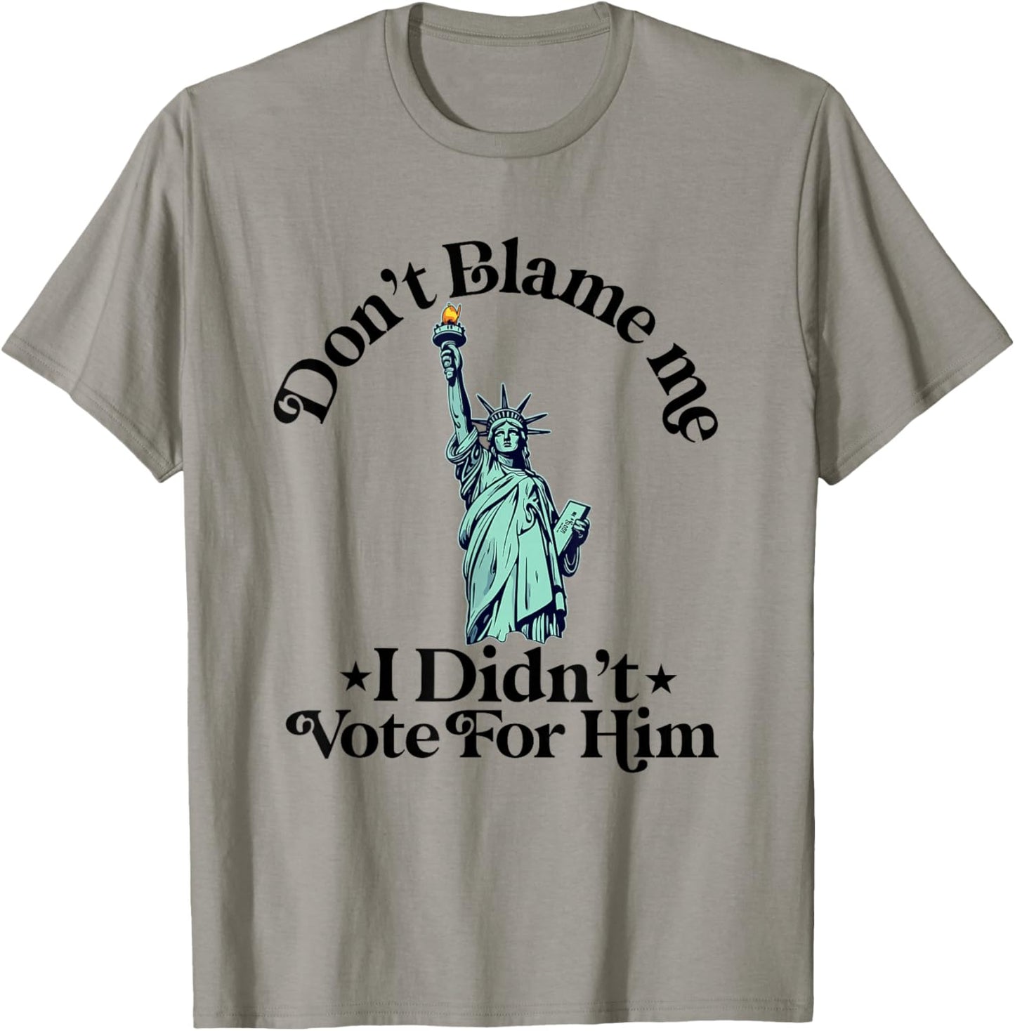 Dont Blame Me I Didn't Vote Democrat Politics T-Shirt - T-Shirt | Sand