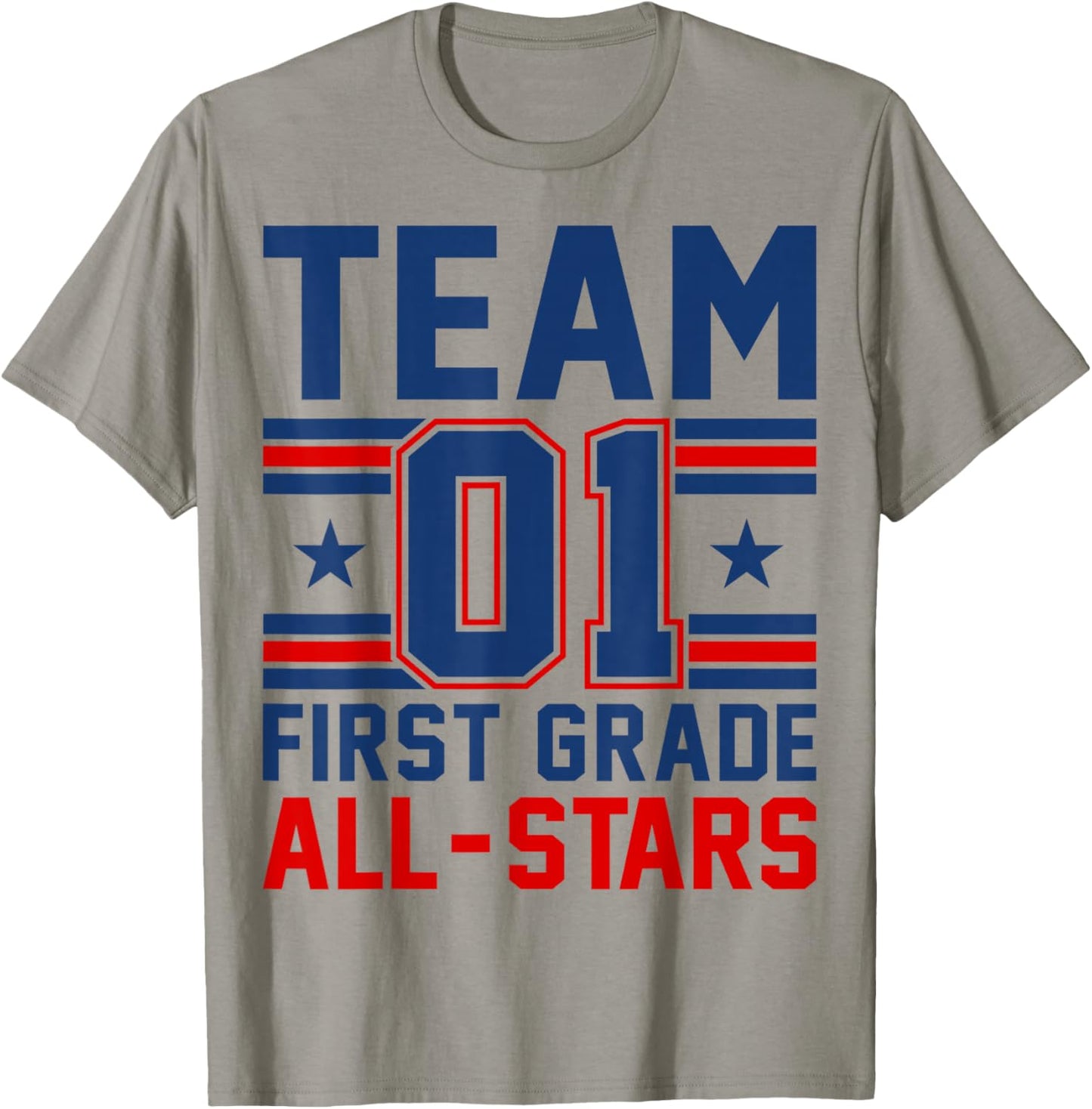 Kids Sports 01 Team First Grade 1st Grade All Stars Jersey T-Shirt - T-Shirt | Sand