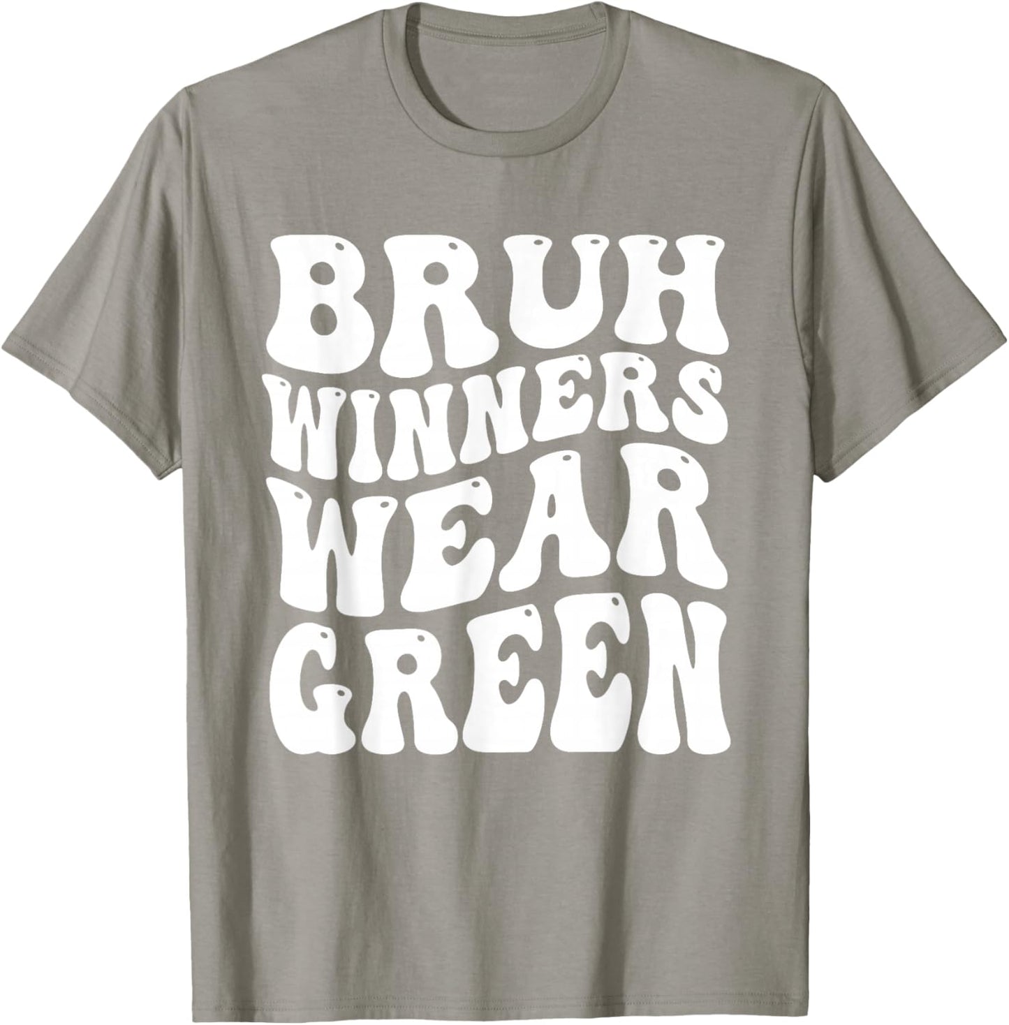 Winners Wear Green Spirit Week Team Game Sports Day Groovy T-Shirt - T-Shirt | Sand