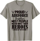 Proud Air Force Brother Air Force Graduation USAF Heroes T-Shirt - T-Shirt | Sand
