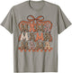 Retro Mama Coquette Bows Checkered Leopard Mom Mother's Day T-Shirt - T-Shirt | Sand