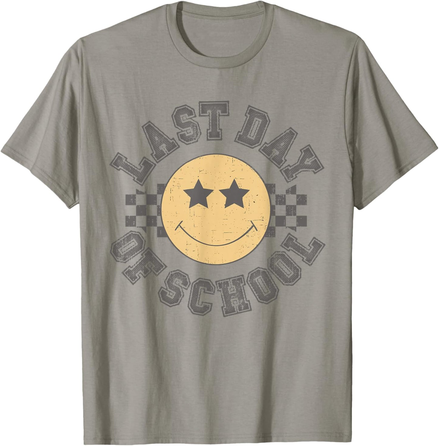 Retro Groovy Last Day of School Teacher End of The Year Girl T-Shirt - T-Shirt | Sand