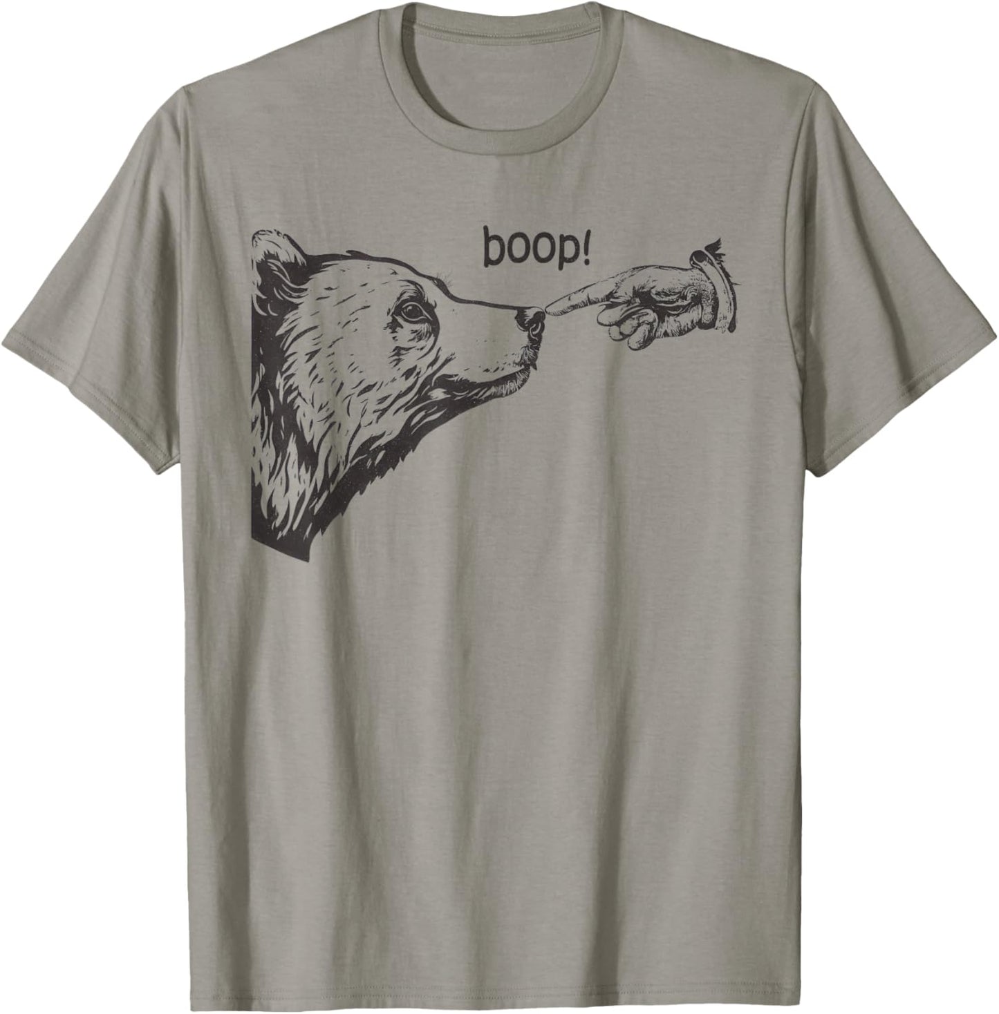 Retro Boop Bear Vintage T-Shirt - T-Shirt | Sand