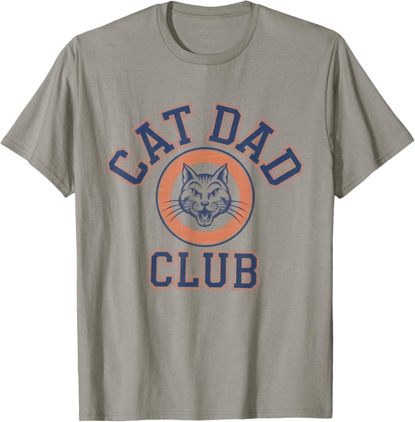 Cat Dad Club Cat Father Daddy Kitten Kitty Funny Cats T-Shirt - T-Shirt | Sand