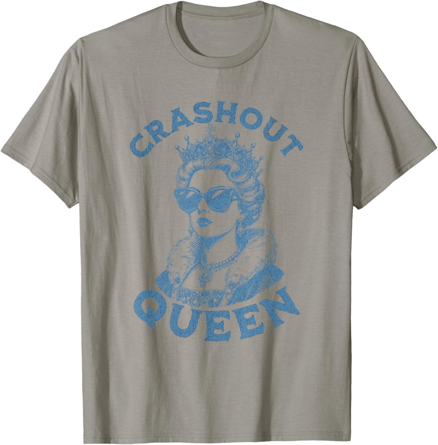 Crashout Queen Funny Women's T-Shirt - T-Shirt | Sand