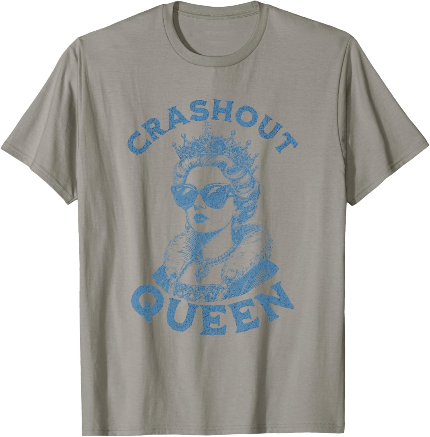 Crashout Queen Funny Women's T-Shirt - T-Shirt | Sand