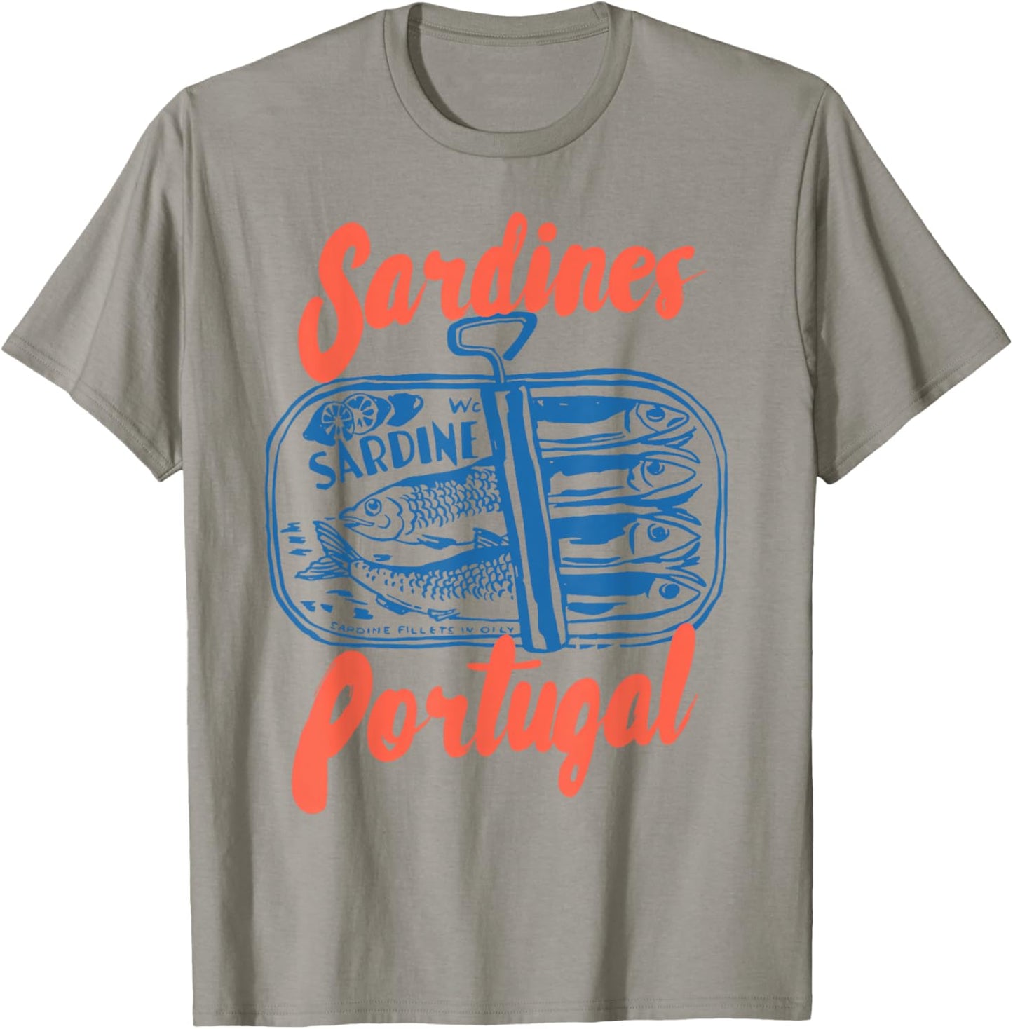 Sardines Tinned Fish Retro Graphic Women T-Shirt - T-Shirt | Sand