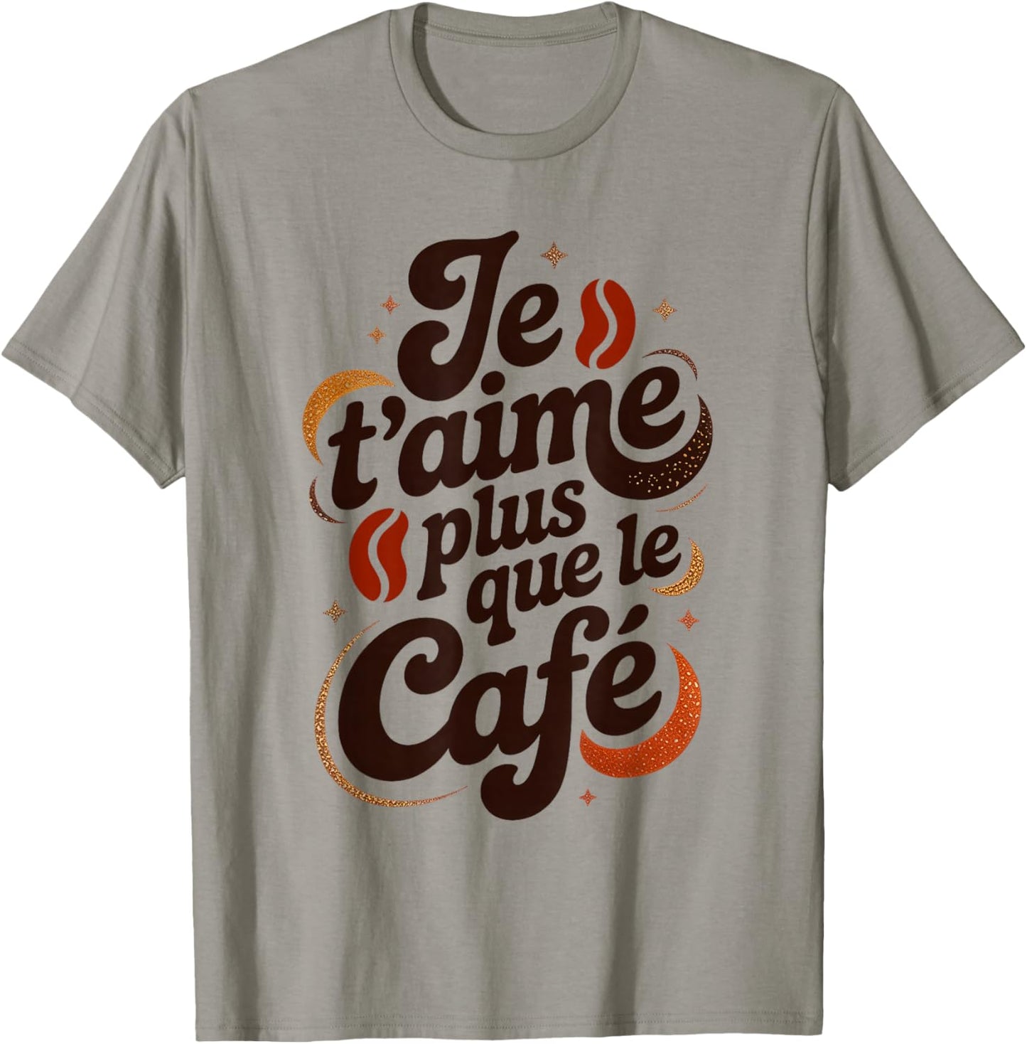 I Love You More Than Coffee Love Humour Valentine's Day T-Shirt - T-Shirt | Sand