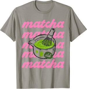Funny Matcha Latte Lovers Costume Green Tea T-Shirt - T-Shirt | Sand