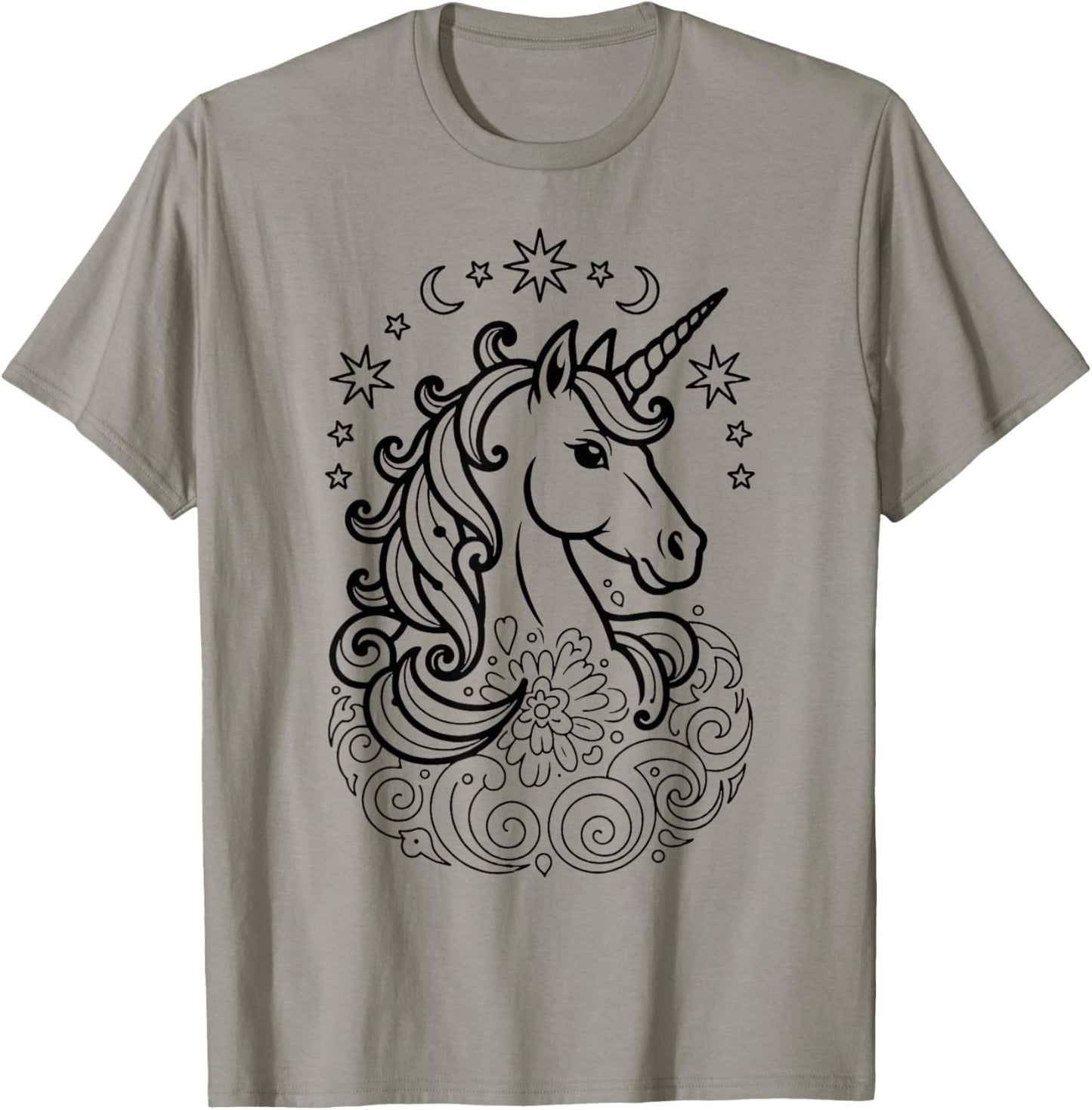 Color and Paint Your own Unicorn T-Shirt - T-Shirt | Sand