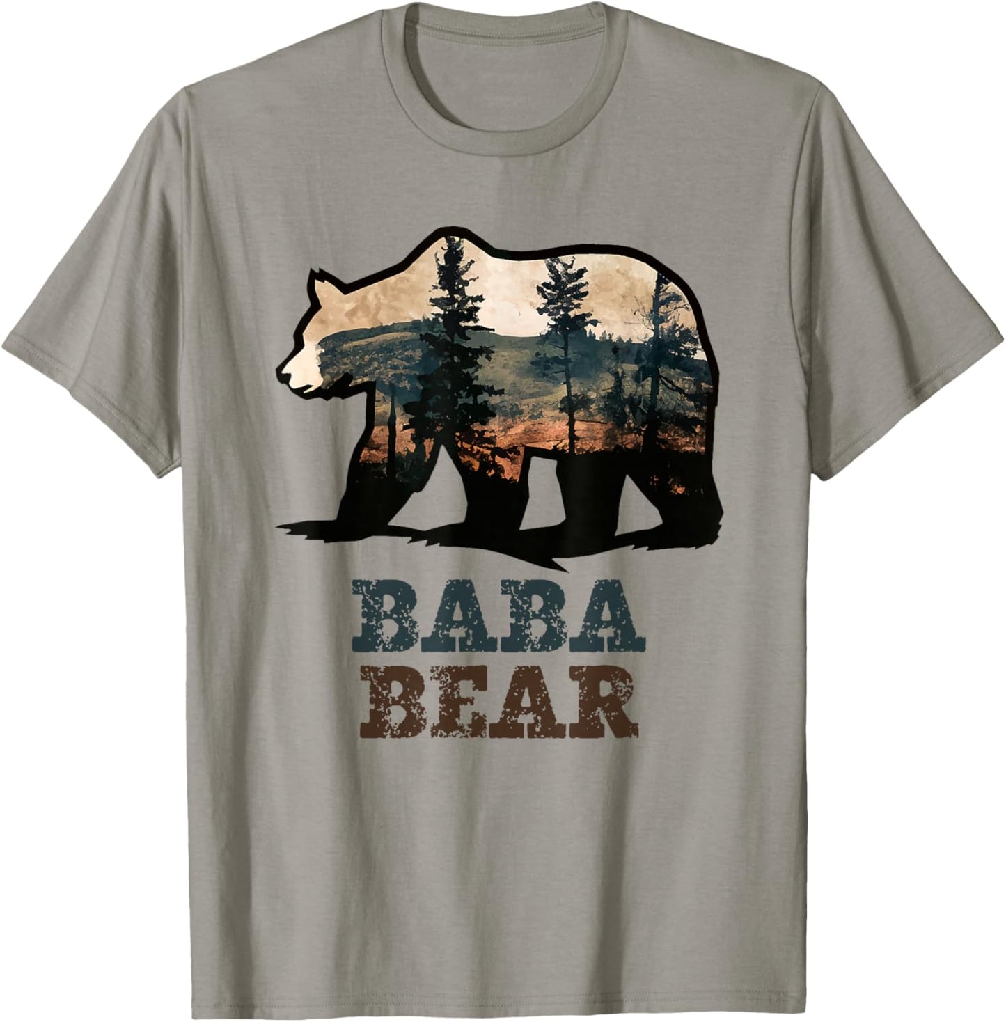 Baba Bear Vintage Retro Funny T-Shirt - T-Shirt | Sand