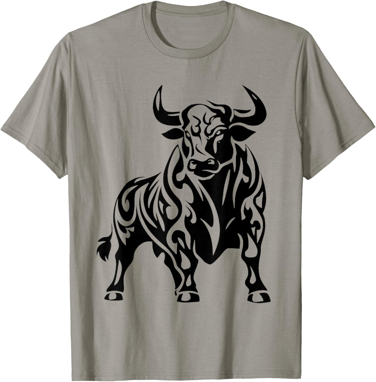 Wild and Powerful Bull - Majestic pattern T-Shirt - T-Shirt | Sand