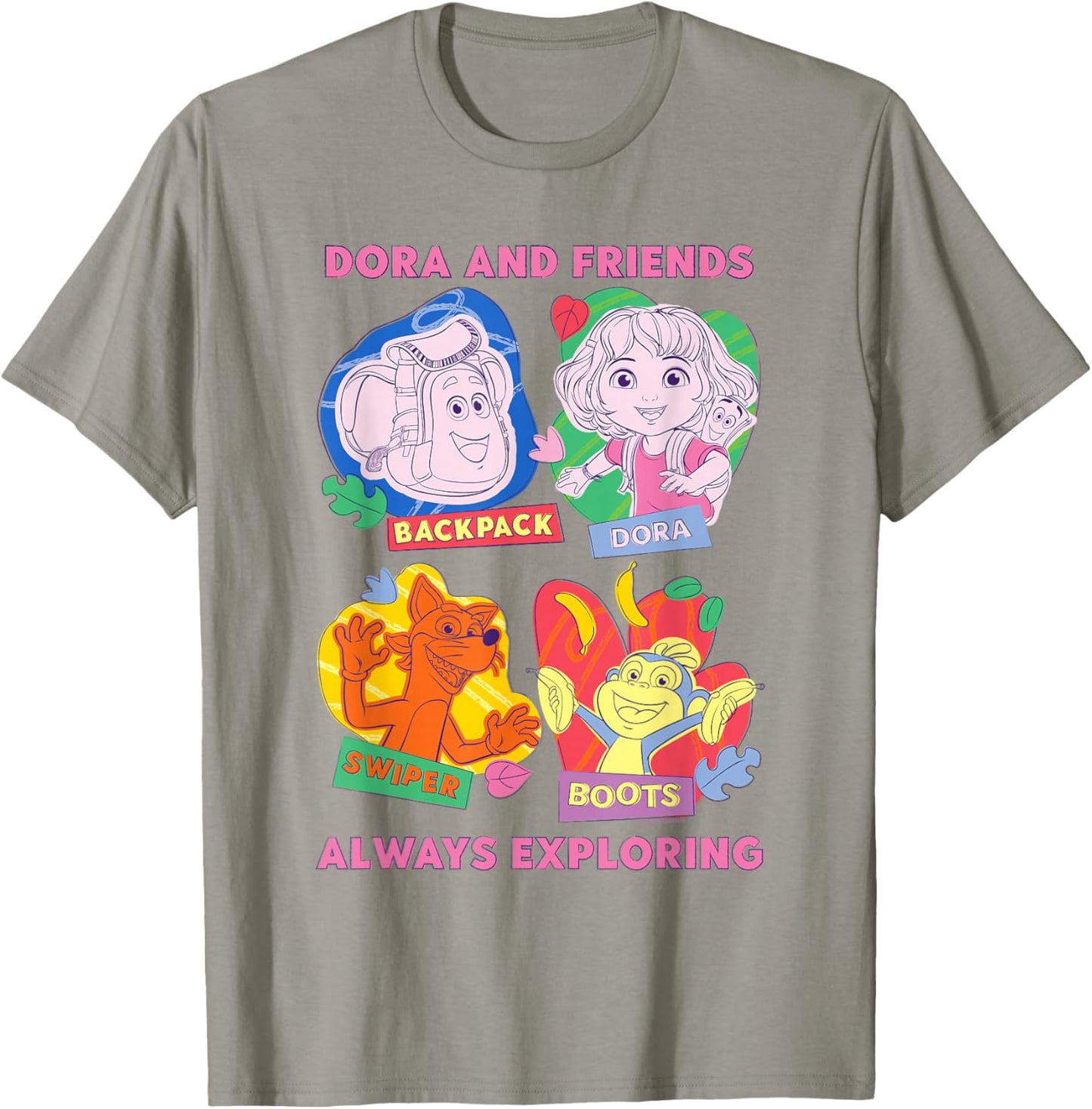 Dora (2024) Dora and Friends T-Shirt - T-Shirt | Sand