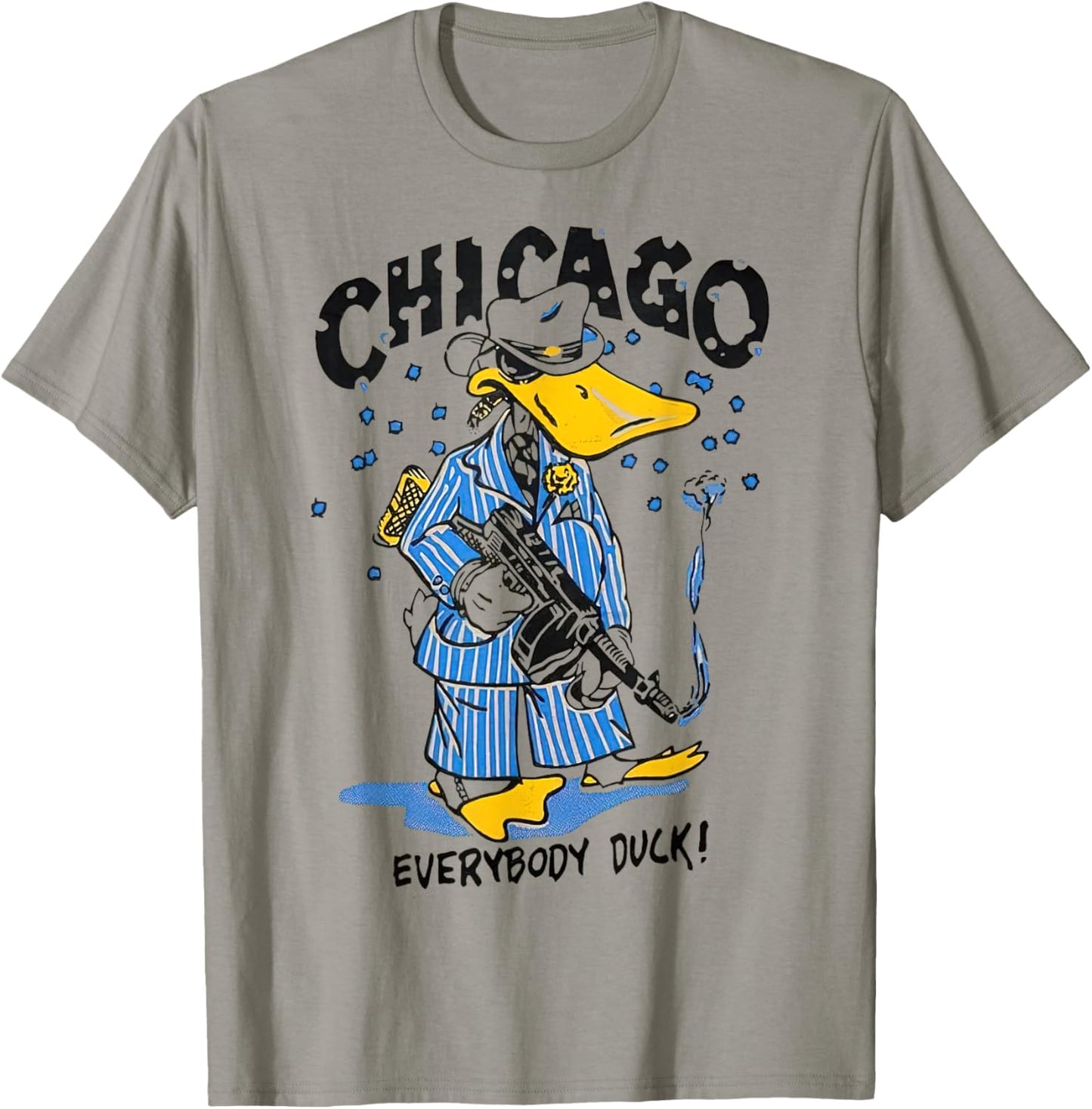 Chicago Everybody Duck Gangster T-Shirt - T-Shirt | Sand