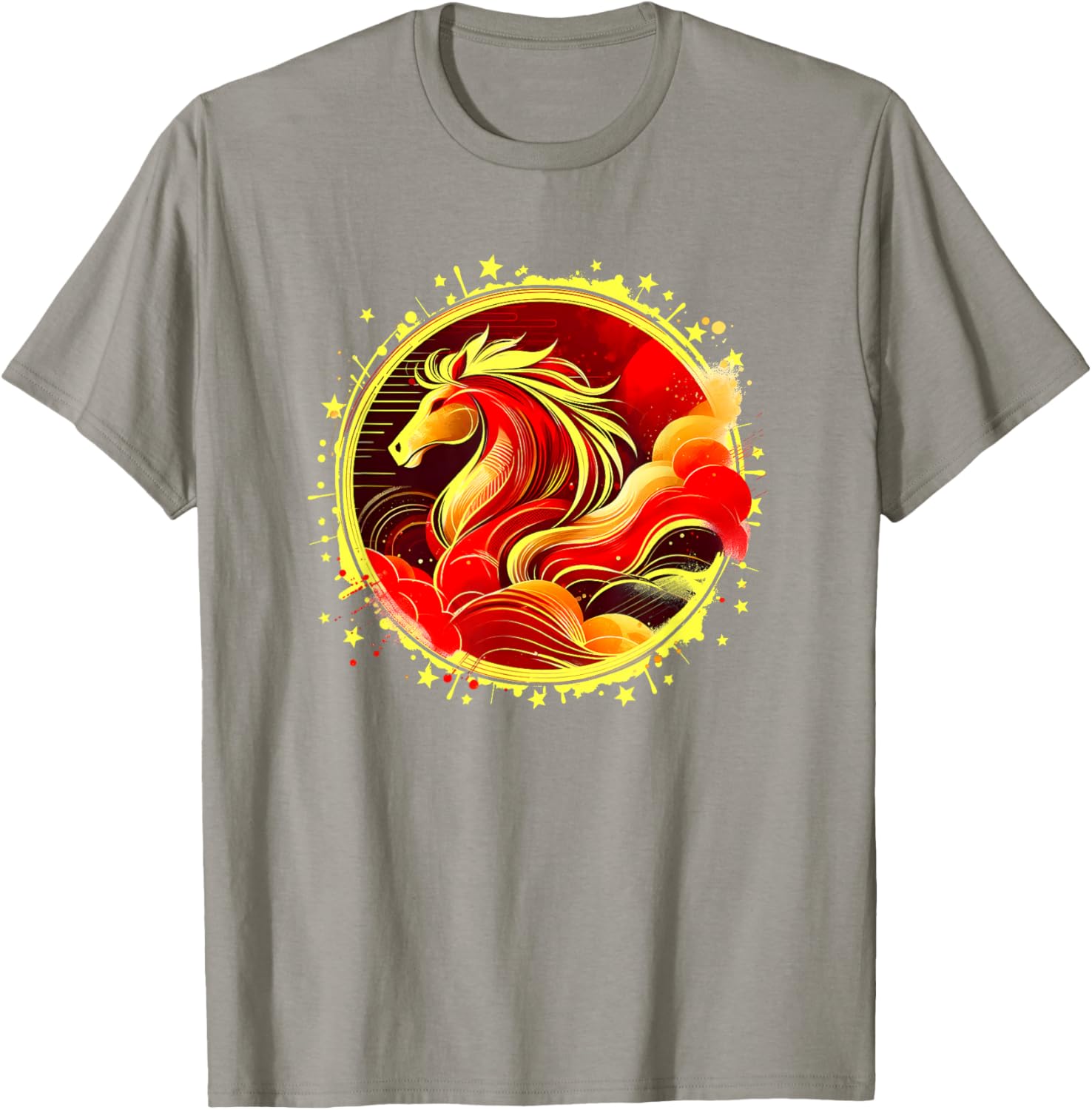 Year of the Horse 2026 New Year Lunar New Year T-Shirt - T-Shirt | Sand
