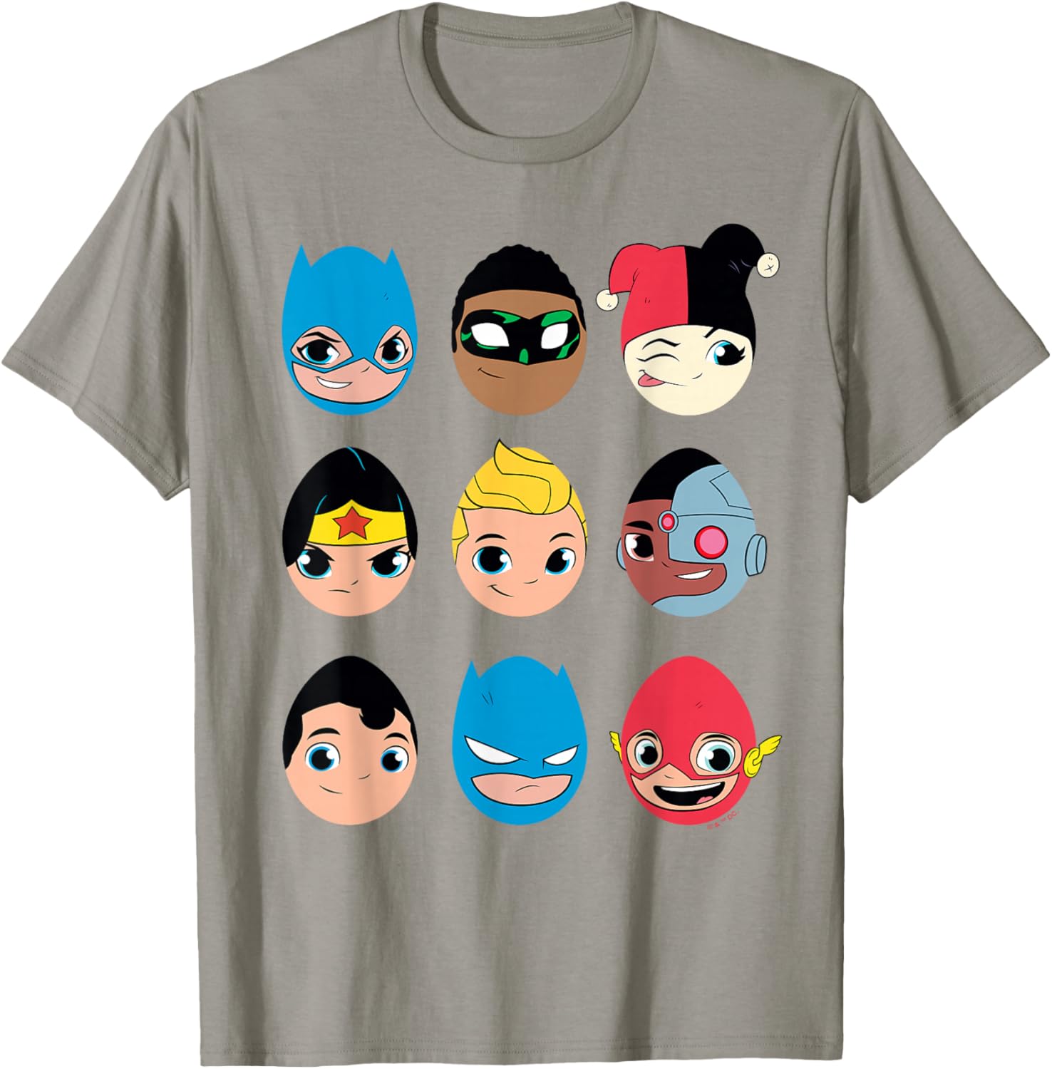 DC Super Friends Easter Egg Heads T-Shirt - T-Shirt | Sand