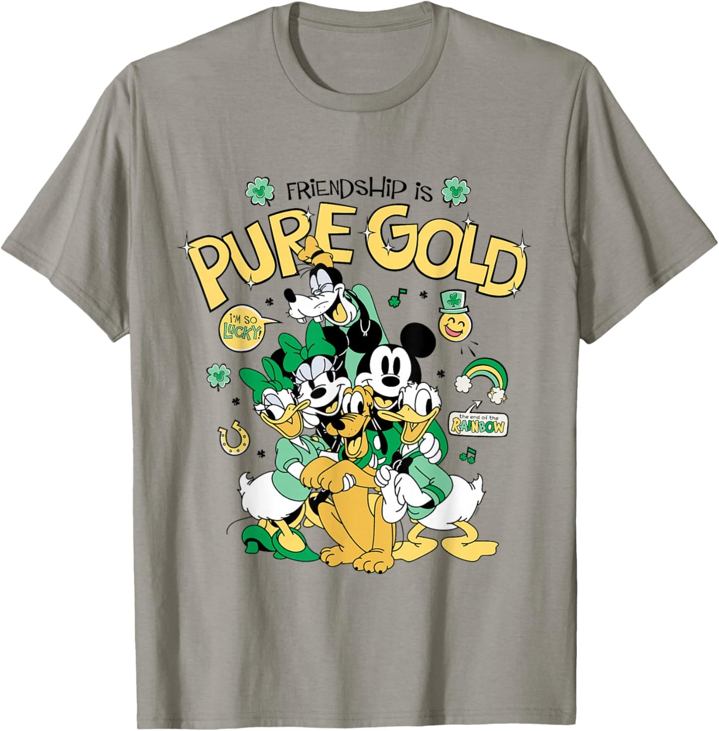 Disney St. Patrick's Day Friendship is Pure Gold Best Friend T-Shirt - T-Shirt | Sand