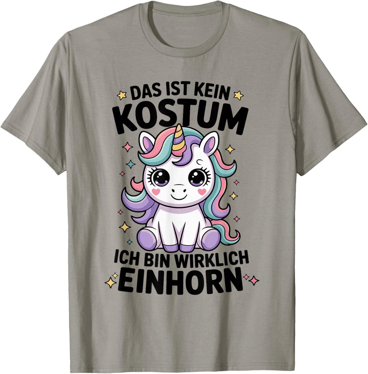 Karenval Women's Girls' Unicorn Funny T-Shirt - T-Shirt | Sand