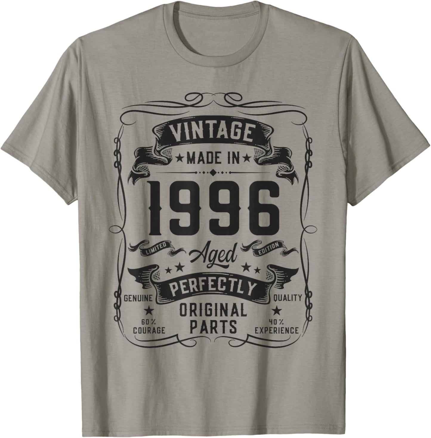 Vintage 1996 30yr 30th Birthday Gifts 30 Years Old T-Shirt - T-Shirt | Sand