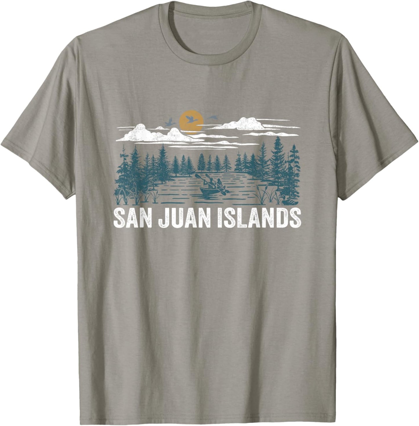 San Juan Islands Washington T-Shirt - T-Shirt | Sand