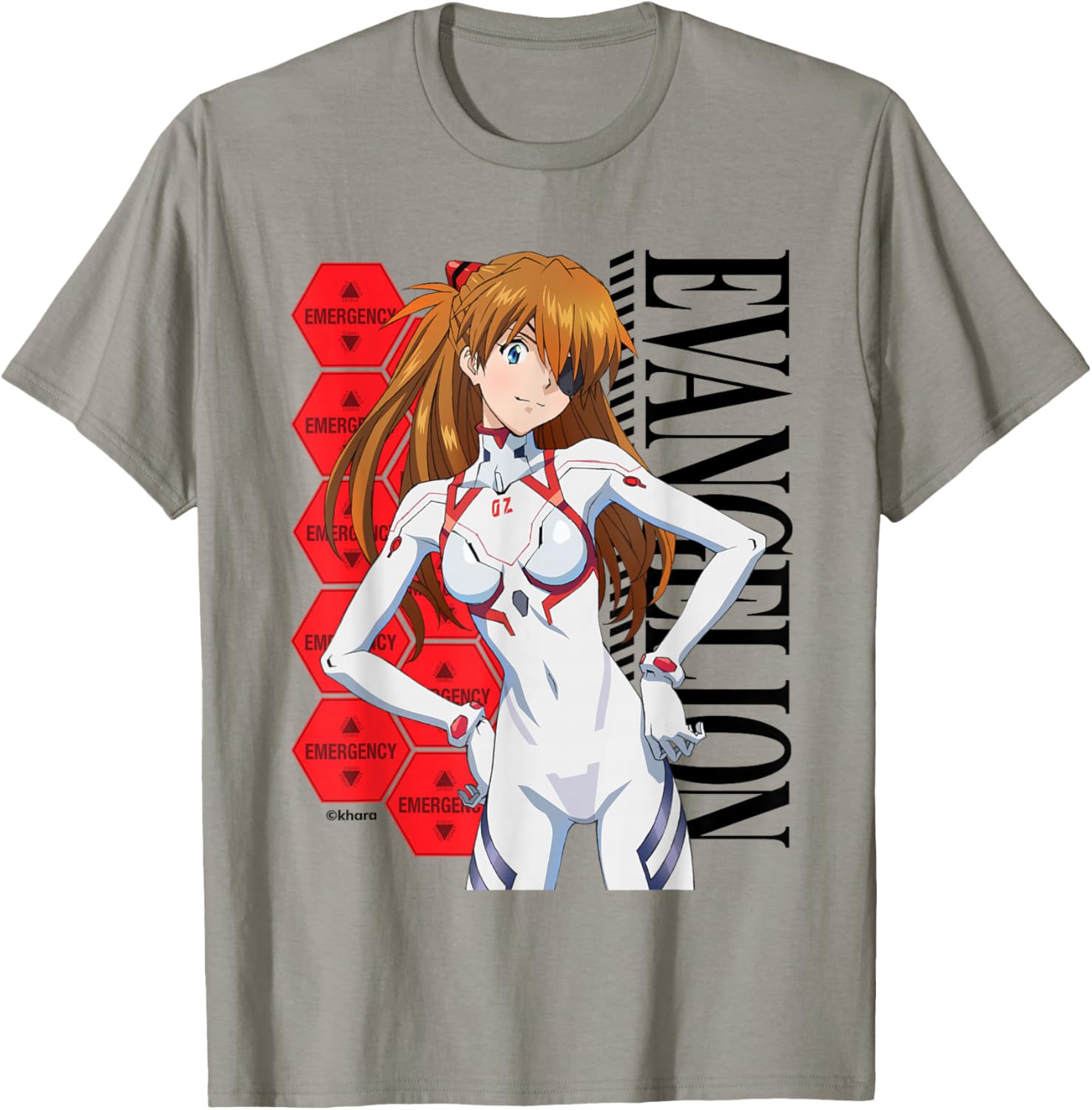 Evangelion 3.0+1.0 - "Asuka Shikinami Langley” T-Shirt - T-Shirt | Sand
