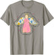 Silhouette Pink Floral Angel God, Beautiful Christmas Angel T-Shirt - T-Shirt | Sand