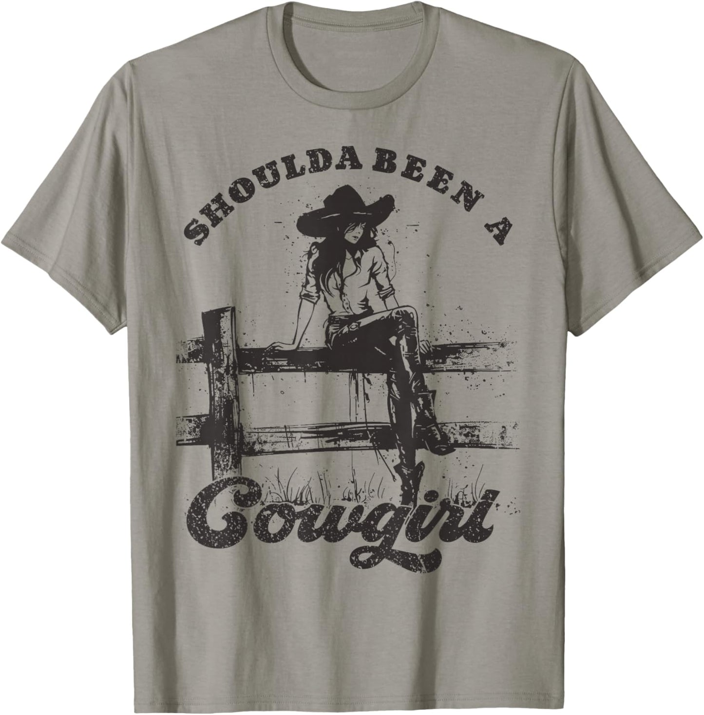 Should a Been Cowgirl Retro Western Retro Vintage T-Shirt - T-Shirt | Sand