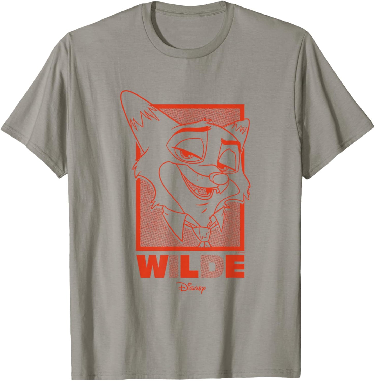 Disney Zootopia 2 Nick Wilde Bold Neon Graphic T-Shirt - T-Shirt | Sand