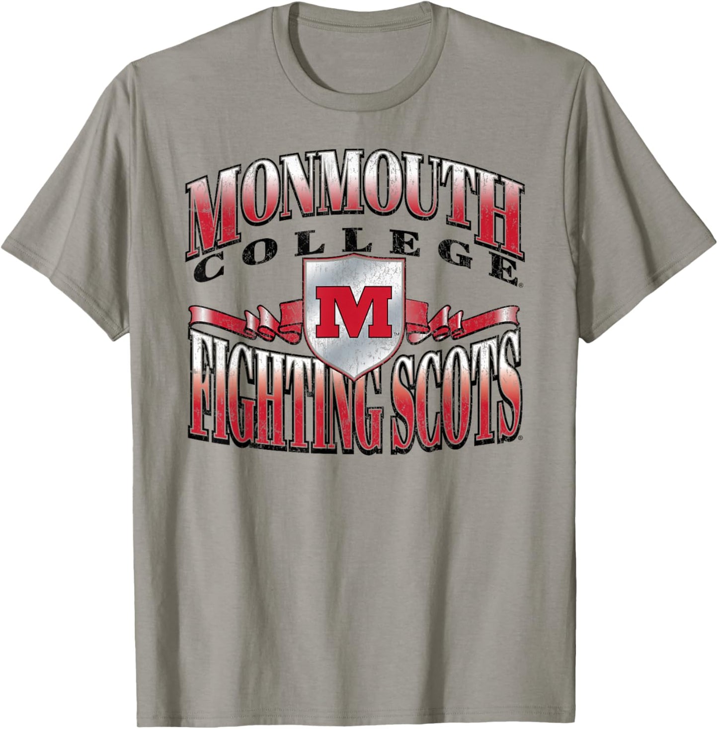 Monmouth College Fighting Scots Retro Class White T-Shirt - T-Shirt | Sand