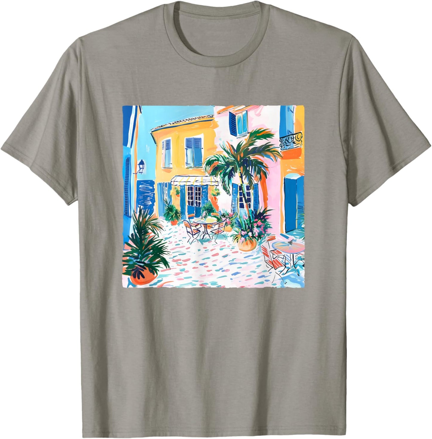 France Travel Côte d'Azur French Riviera Style Souvenir T-Shirt - T-Shirt | Sand