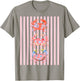 Floral Crab Preppy Coastal Aesthetic Beach Graphic Summer T-Shirt - T-Shirt | Sand