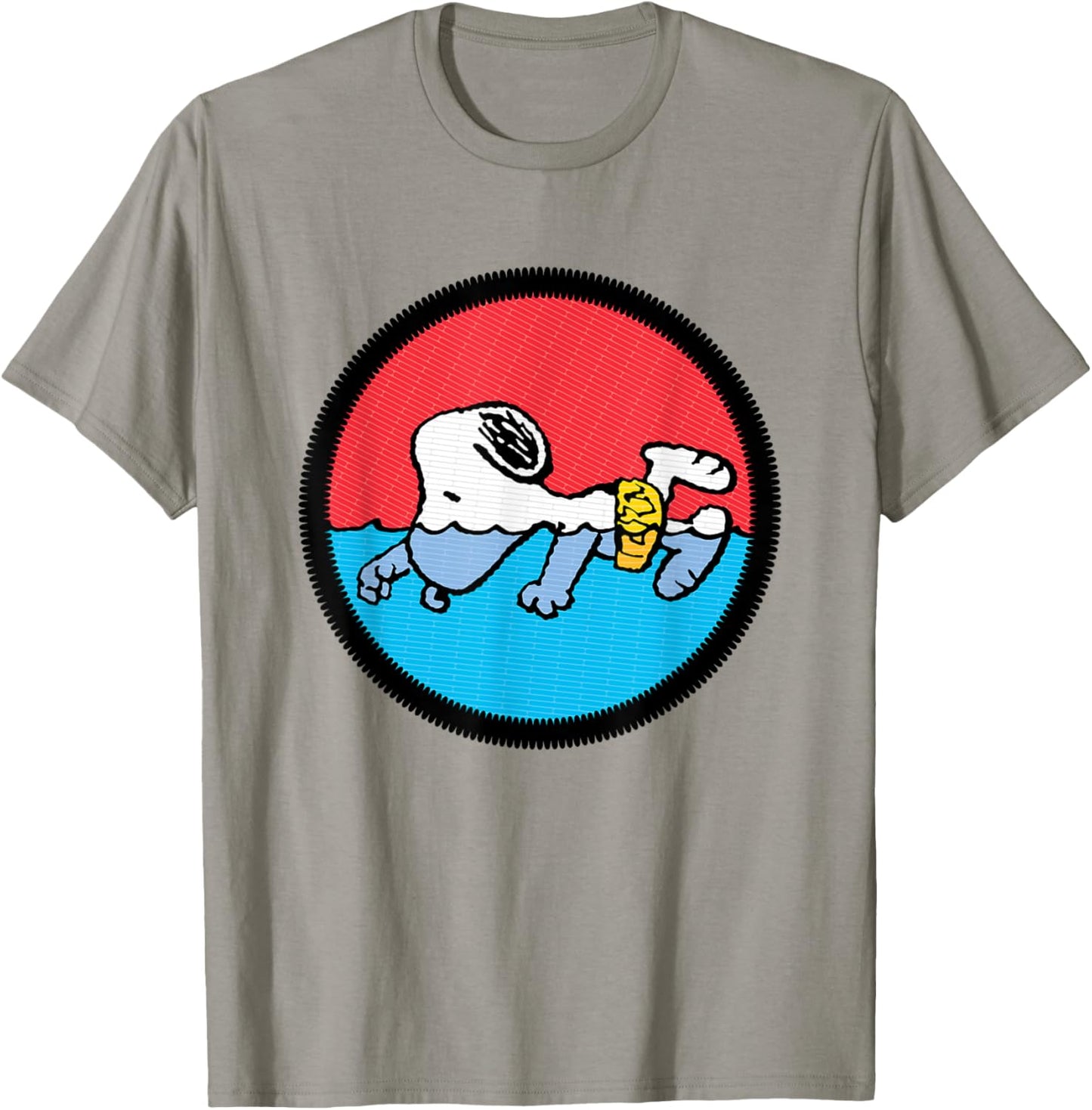Peanuts Snoopy Swimming T-Shirt - T-Shirt | Sand