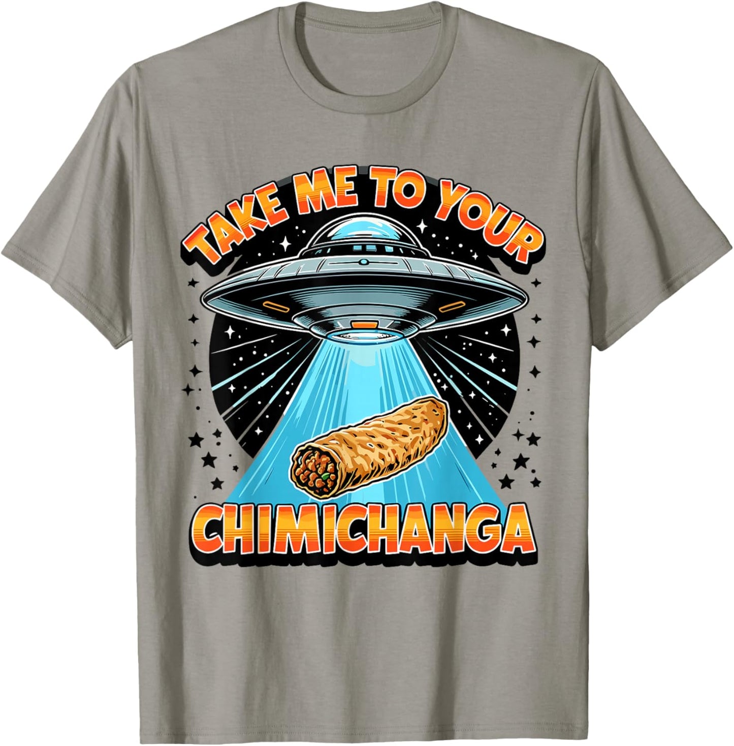 Take Me to Your Chimichanga Tex-Mex Southern Chimichanga T-Shirt - T-Shirt | Sand