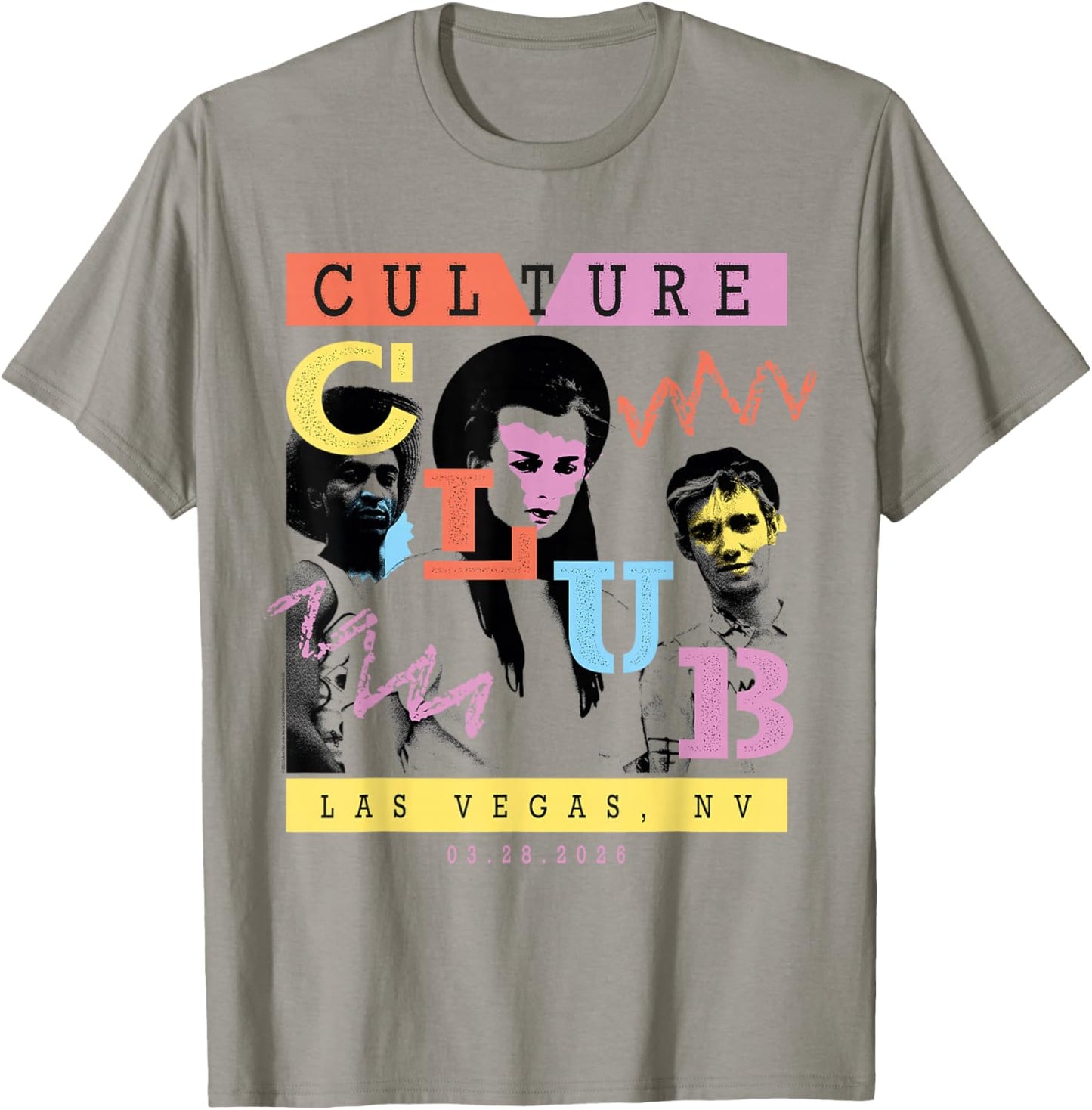 Culture Club 2026 Tour Las Vegas 3/28 T-Shirt - T-Shirt | Sand