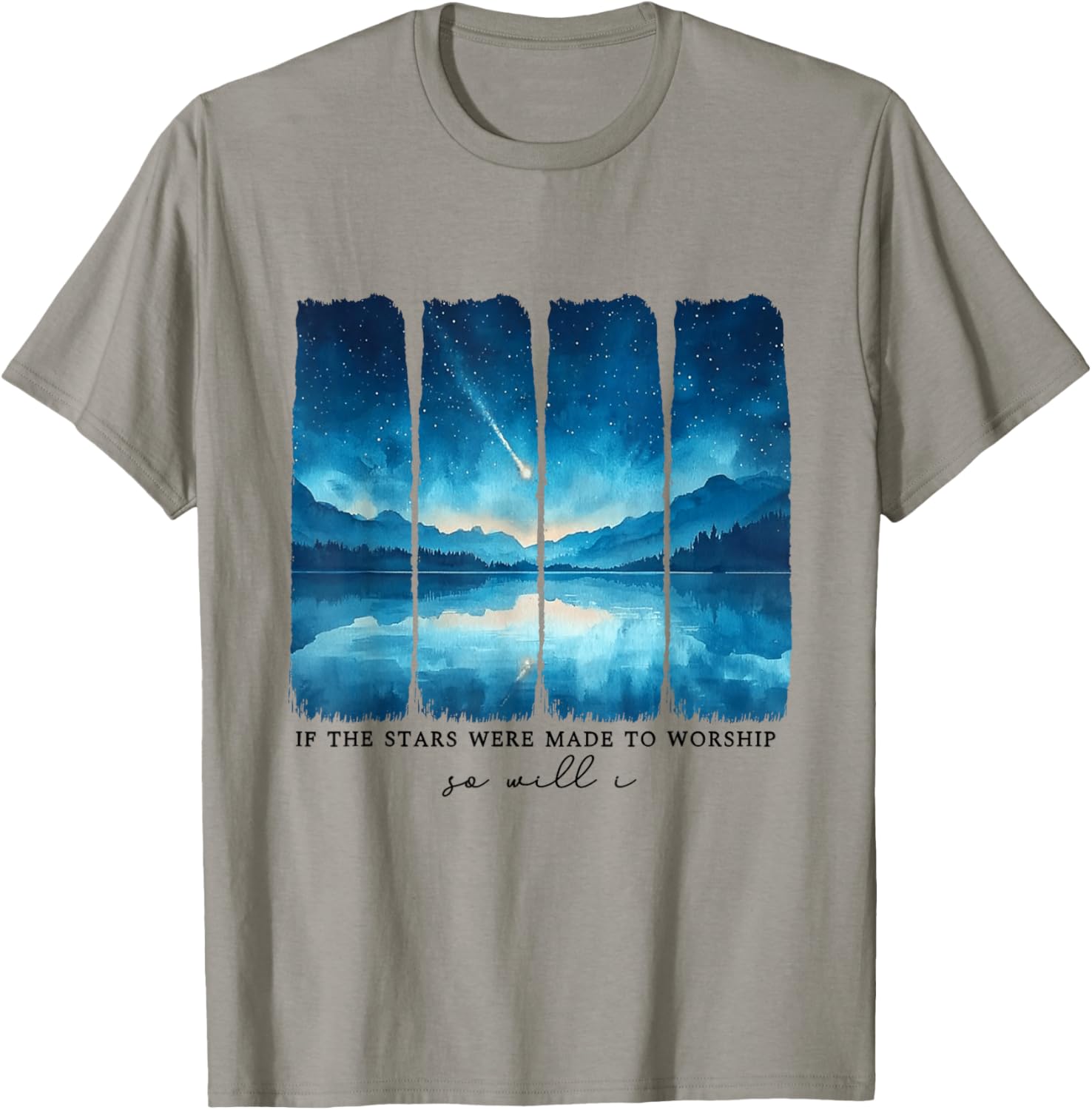 If The Stars were Made to Worship Christian Men Women T-Shirt - T-Shirt | Sand