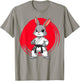 Rabbit Martial Arts Bunny Karate Jiu-Jitsu Judo Taekwondo T-Shirt - T-Shirt | Sand