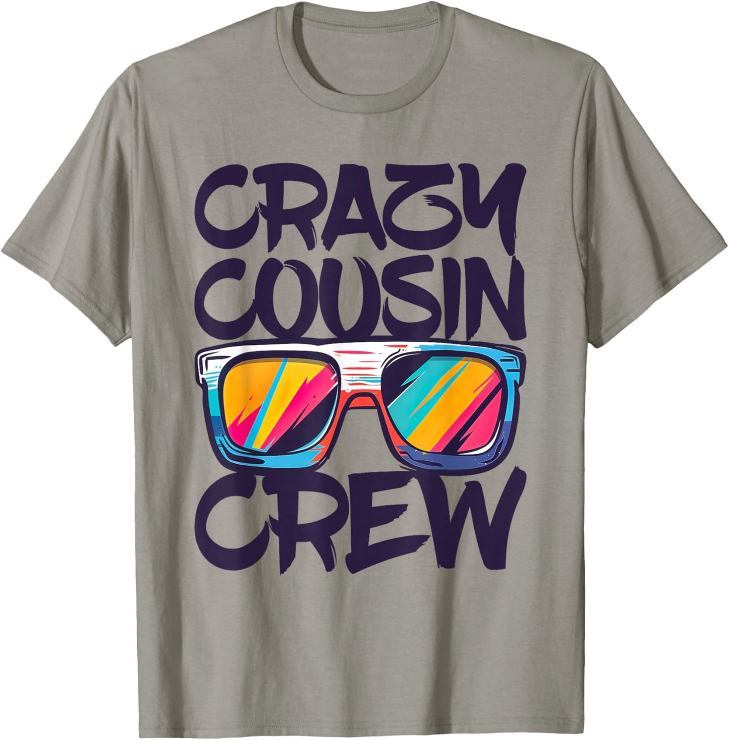 Crazy Cousin Crew Shirt Adults Kids Boy Girl Matching T-Shirt - T-Shirt | Sand