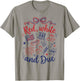 Red White and Due 4th of July Pregnancy Reveal T-Shirt - T-Shirt | Sand