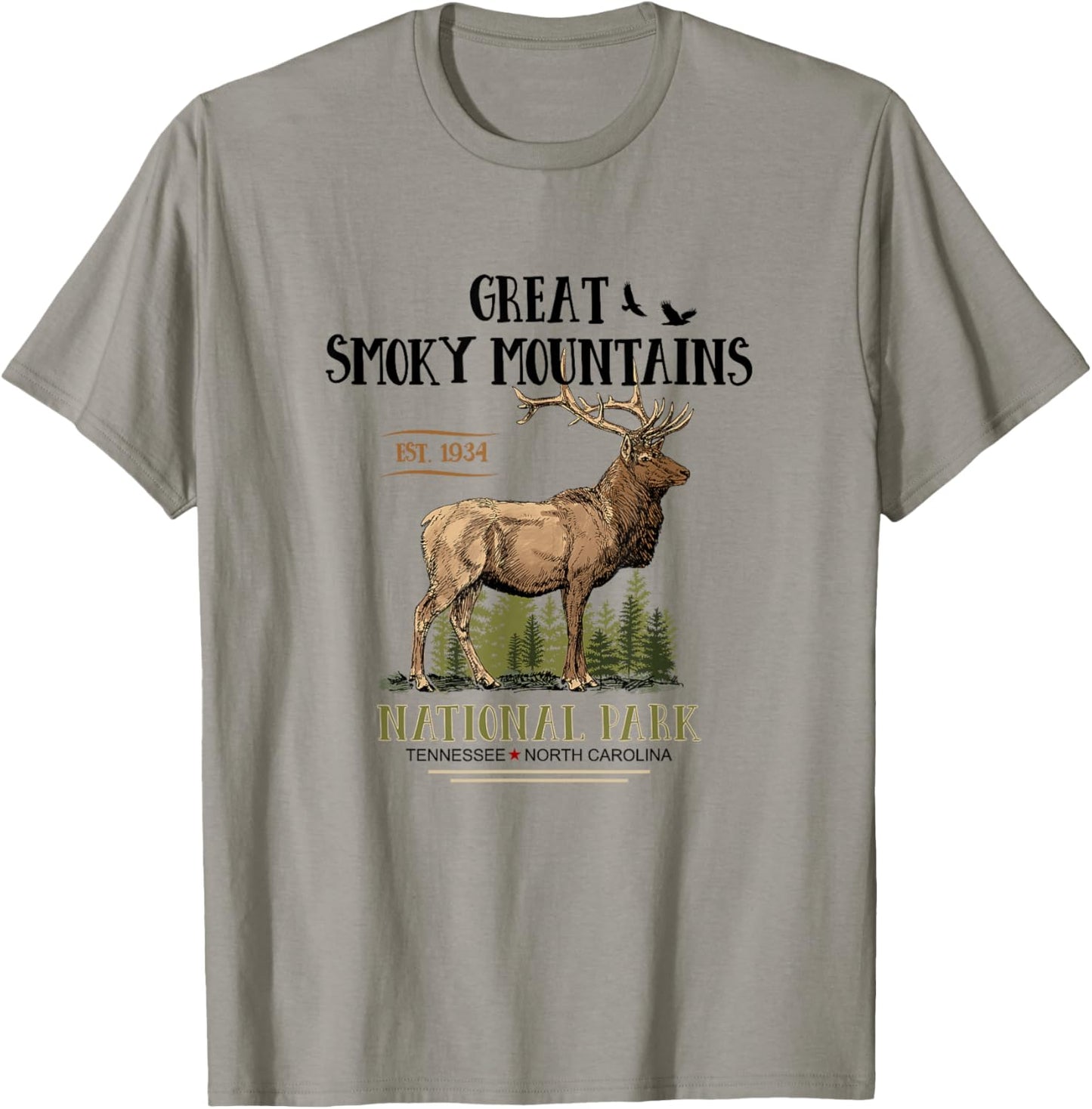 Great Smoky Mountains National Park T-Shirt - T-Shirt | Sand