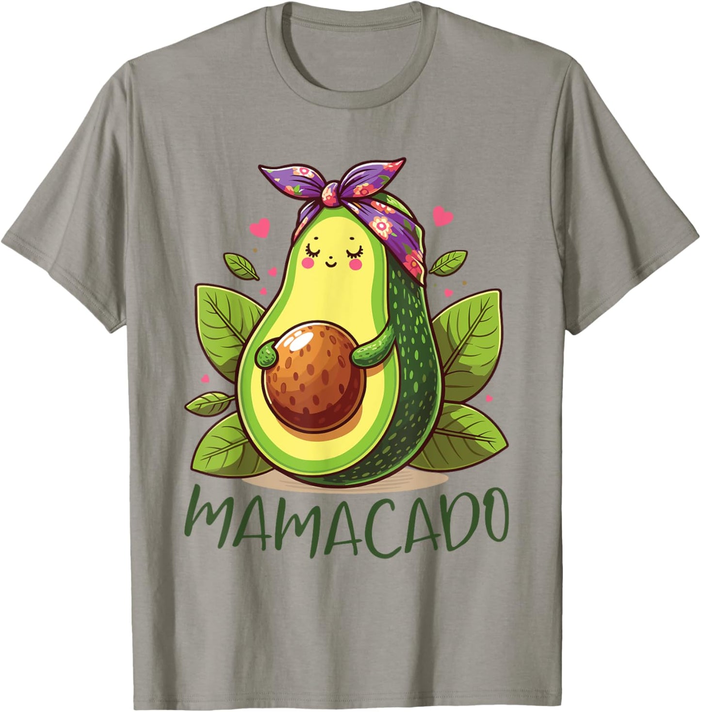 Mother's Day Avocado Lover Pregnancy Announcement Mamacado T-Shirt - T-Shirt | Sand