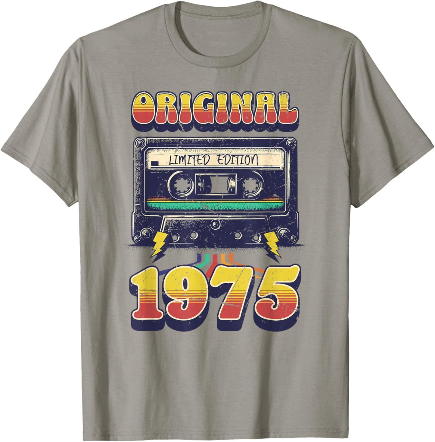 50th Birthday Retro Vintage 1975 Men Women T-Shirt - T-Shirt | Sand