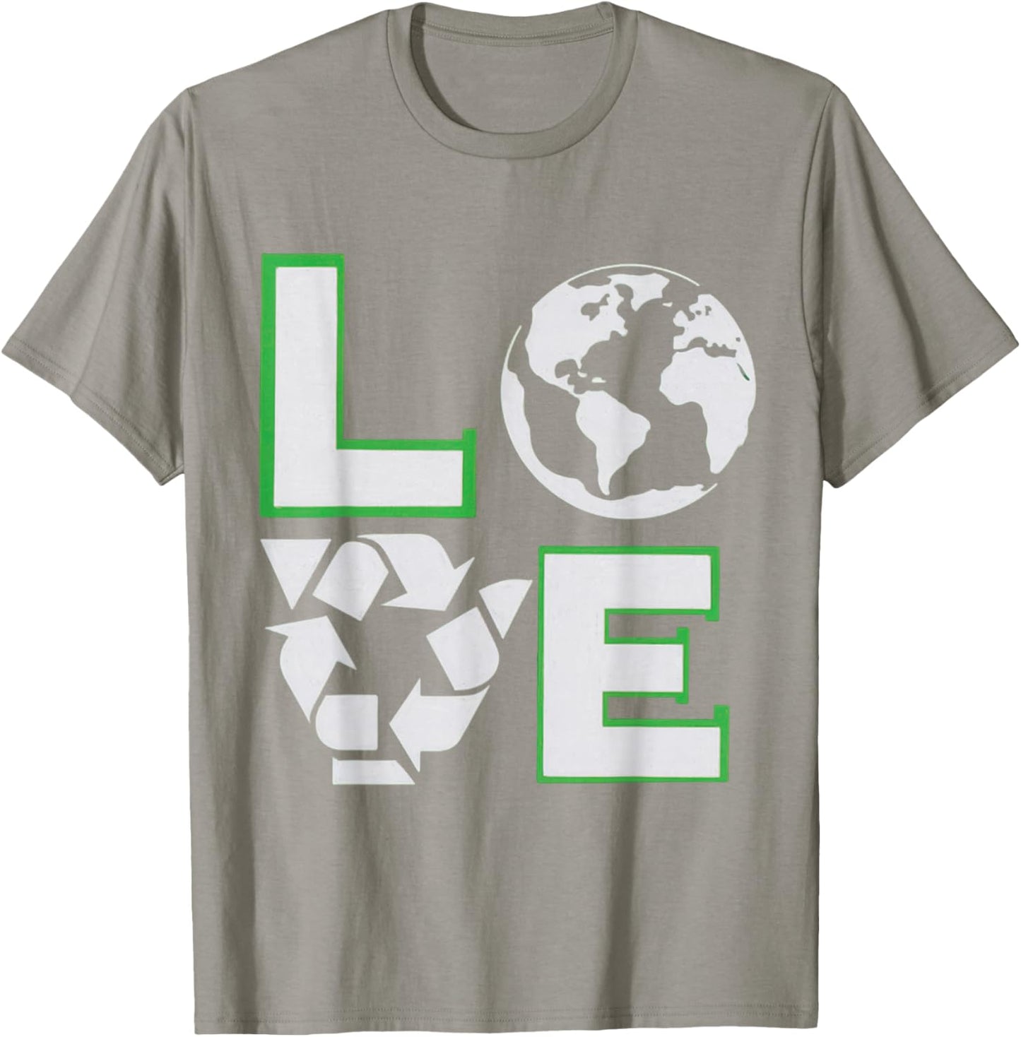 Vintage Green Recycle Earth Day Teacher Kids Recycling , Black, S T-Shirt - T-Shirt | Sand